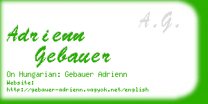 adrienn gebauer business card